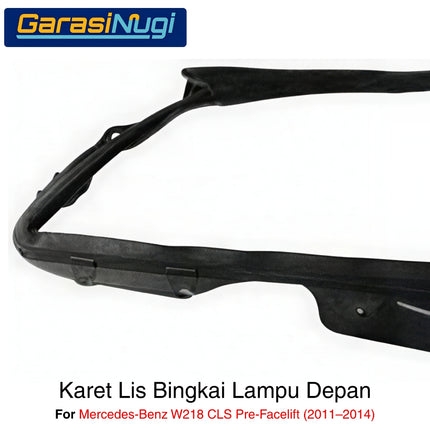 Mercedes W218 Karet Lis Bingkai Lampu Depan Seal Frame Front Headlamp CLS