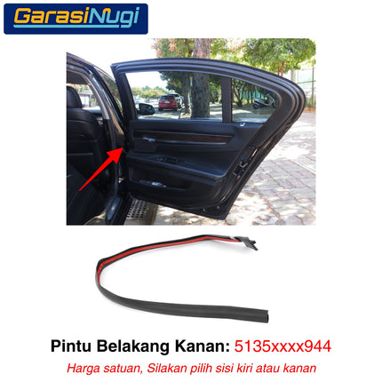 Door Seal For BMW F01 F02 F03 Gasket Karet Pintu Belakang Protection Seal 750