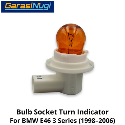 Front Turn Signal For BMW E46 Yellow Bulb Socket Soket Bohlam Kuning Lampu Sein Belakang 320 1998–2006