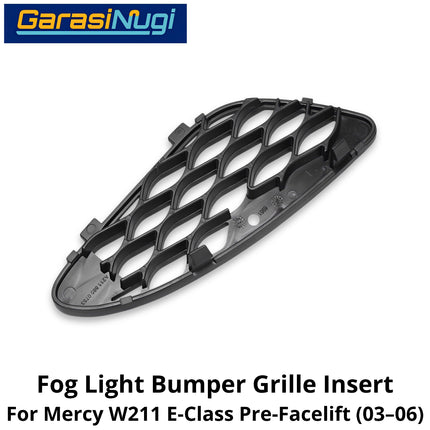 Front Grille Mercy W211 Bumper Cover Mesh Penutup Kisi Ventilasi Grill Elegance Mercedes E240