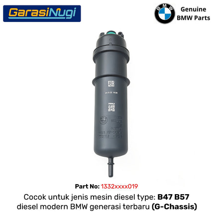 BMW G20 G11 G01 Fuel Filter Catridge Saringan Bahan Bakar Diesel B47 B57 Original