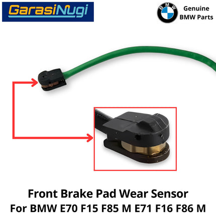Front Brake For BMW E70 F15 E71 F86 Wear Sensor Kaber Indikator Keausan Kampas Rem Depan X5 X6