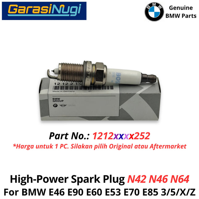 High-Power For BMW E81 E46 E90 E84 E70 Spark Plug Busi Mesin Original 12122158252 120 320 X1 X5