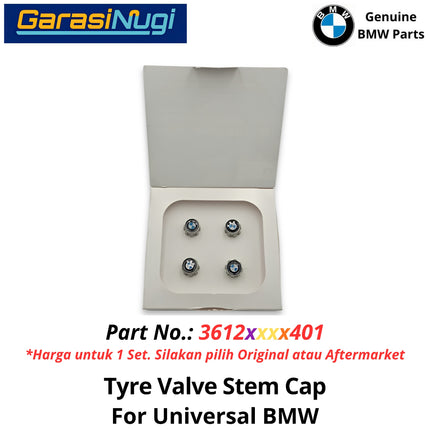 Roundel Logo For Universal BMW Tyre Valve Cap Tutup Katup Ventil Ban