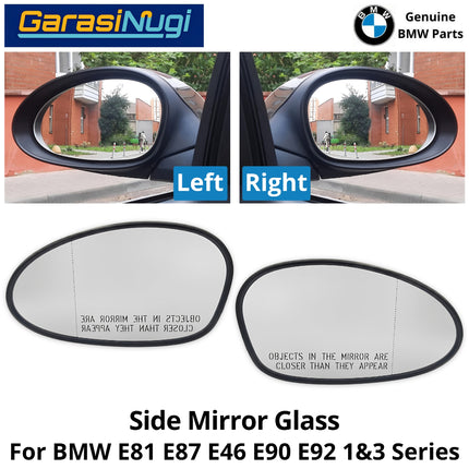Mirror Glass For BMW E81 E46 E90 Cermin Kaca Spion Depan 51167145268 120 320