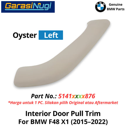 Interior Door For BMW F48 Pull Trim Cover Penutup Tarikan Pintu Dalam Depan Belakang X1 2014-2022