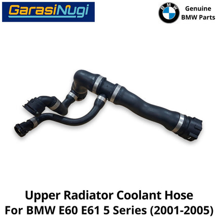 Upper Radiator For BMW E60 E61 Coolant Hose Selang Pendingin Radiator Atas 525 530 2001-2005