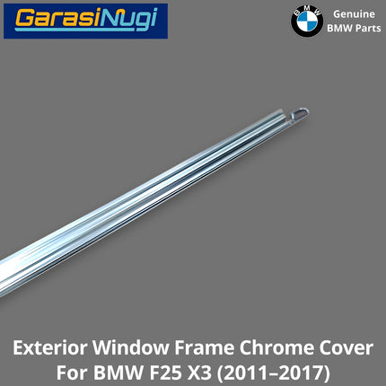 Exterior Window For BMW F25 Door Frame Cover Eksterior Penutup Bingkai Jendela X3 2011-2017