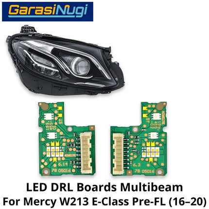Headlight LED Chips For Mercy W213 Pre-Facelift Boards Multibeam Module Lampu Mercedes E200 E300 2016-2020