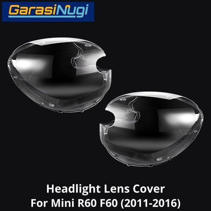Mika Headlight For MINI R60 F60 Lens Kaca Cover Lampu Depan 2011-2016