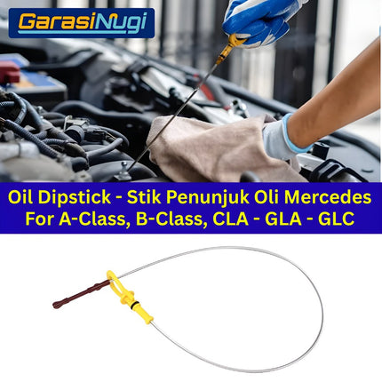 Oil Dipstick Mercedes W117 W246 W176 Stik Pengukur Ketinggian Oli Mesin Mercy M270 2012 - 2020