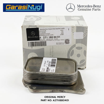 MARELLI Oil Cooler 2711880401 Mercedes M271 W203 W204 W211 W212 Kompressor C180 C200 E200
