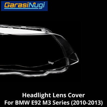 Mika Headlight For BMW E92 E93 LCI Lens Kaca Cover Lampu Depan M3 (2010-2013)