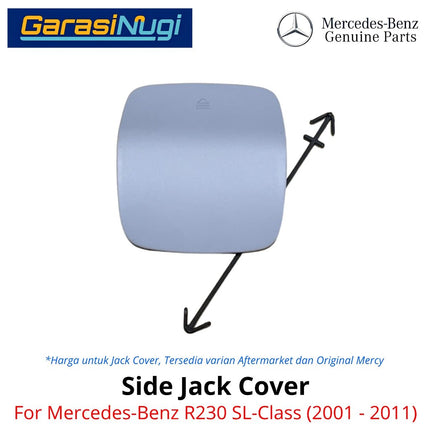 Mercedes R230 Side Jack Point Dongkrak Cover Tutup Samping Original Mercy SL500 SL350
