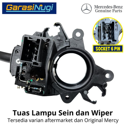 Tuas Lampu Sein Dan Wiper Mercedes Vito Viano W639 Termo Switch Steering Column Original 2003 - 2014