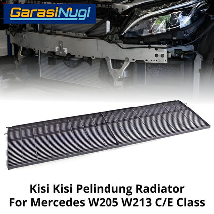 Kisi Kisi Pelindung Radiator Mercedes W205 W213 Rock Guard Original Front Bumper C180 C200 E63