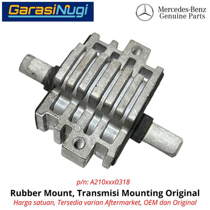 Rubber Mount Mercedes W202 W210 R170 Mounting Penahan Transmisi Original 2102400318 Mercy C180 C200 E300