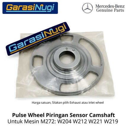 Pulse Wheel Mercy W204 W212 W221 Mesin M272 M273 Camshaft Adjuster Reluctor Piringan Sensor Noken AS C300 E350