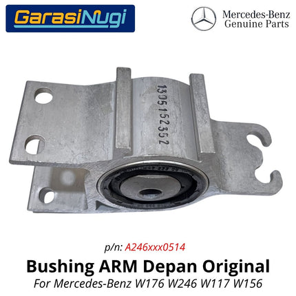 Mercedes W246 W117 W156 Bushing Arm Lower Depan Metal Bearing Element Original B180 B200 GLA CLA