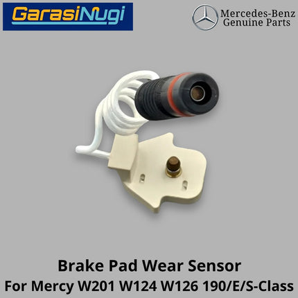 Front Brake Pad Mercy W201 W124 W126 Wear Sensor Keausan Kampas Rem Depan Mercedes 190 230E