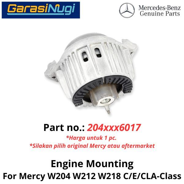 Engine Mounting Mercy W204 W212 W218 Rubber Bantalan Karet Mesin C200 E250 CLA