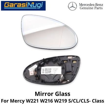Mirror Glass Mercy W221 W216 W219 Pre-FL Cermin Kaca Spion Depan 2218102821 S300 CL CLS