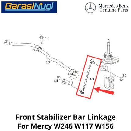 Front Stabilizer Mercy W246 W117 W156 Linkage Shock Depan B200 CLA