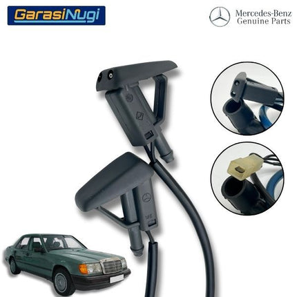 Washer Nozzle Mercy W124 Windscreen Head Lamp Pencuci Mika Depan E230