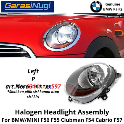 Headlamp For BMW MINI F56 F55 F54 F57 Headlight Front Lighting Lampu Depan Clubman Cabrio 2013-2021