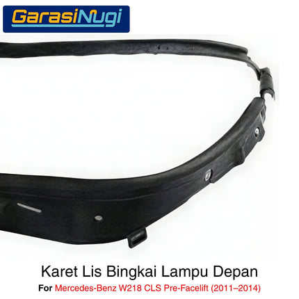 Mercedes W218 Karet Lis Bingkai Lampu Depan Seal Frame Front Headlamp CLS