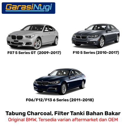 Tabung Charcoal BMW F10 F07 F06 Filter Arang Tanki Bahan Bakar Bensin Original 523 640