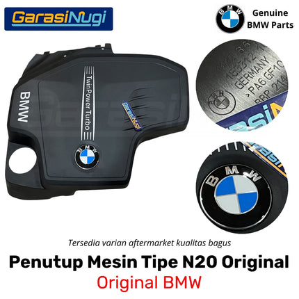 Penutup Mesin BMW F20 F22 F30 Engine Cover N20 Twin Power Turbo Original With Logo 320