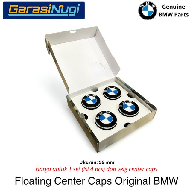 Dop Velg BMW Floating Center Cap Original 56mm BMW F48 G30 G11 All BMW's - Isi 4 Pcs