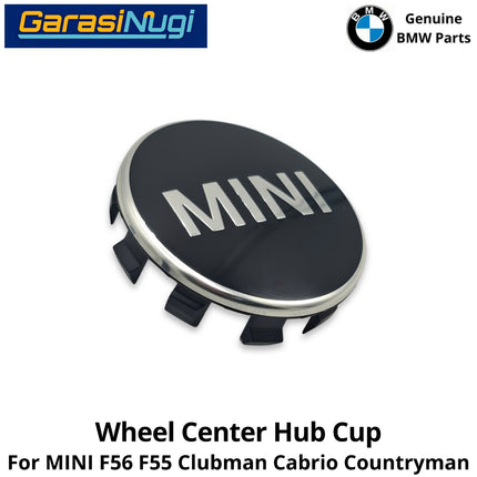 Wheel Center Cap MINI Cooper F56 F55 Clubman Chrome Ring Tutup Hub Tengah Roda Ban