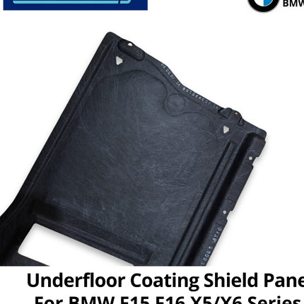 Underlfloor Coating For BMW F15 F16 Front Center Shield Panel Pelindung Bawah Lantai X5 X6 2014-2018