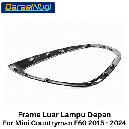 Cover Frame Headlight For Mini Cooper F60 Outer Trim Lampu Depan Countryman 2015 - 2024