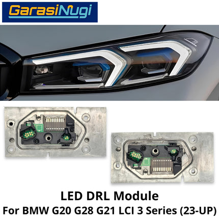 DRL LED For BMW G20 G28 G21 LCI Laser Angel Eyes Light Module Lampu Bulat Senja 330 340