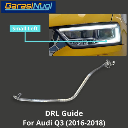 DRL Guide AUDI Q3 Eyebrow Angel Eyes LED Lampu Senja (2016-2018)