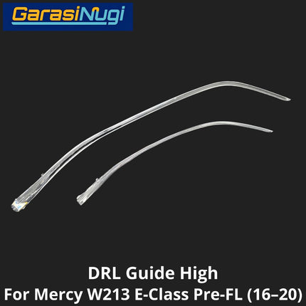 Sein DRL Guide Mercy W213 Pre-Facelift LED Eyebrow Light Lampu Alis Mercedes E200 E300 (2016–2020)