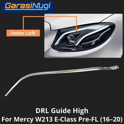 Sein DRL Guide Mercy W213 Pre-Facelift LED Eyebrow Light Lampu Alis Mercedes E200 E300 (2016–2020)