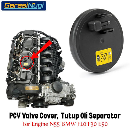 PCV Valve Cover BMW F10 F30 E90 Tutup Oli Separator Mesin N55 335 535