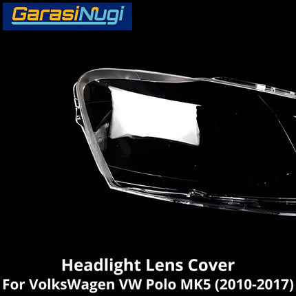 Mika Headlight VW Polo MK5 Lens Kaca Cover Lampu Depan Volks Wegan (2010-2017)
