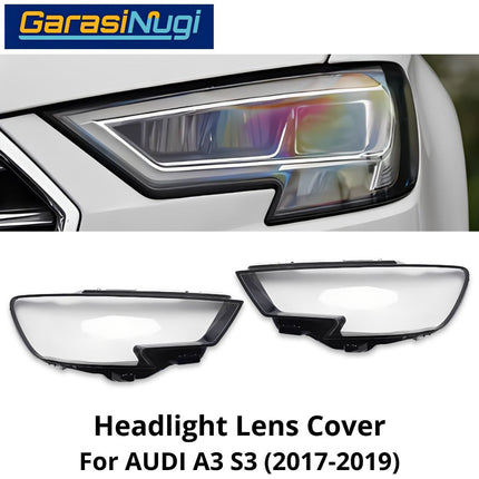 Mika Headlight AUDI A3 S3 (8V) Facelift Lens Kaca Cover Lampu Depan (2017-2019)
