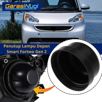 Penutup Lampu Depan Smart Fortwo Headlight Dust Cover Low Beam Bulb Original W451 2007 - 2015