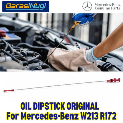 Oil Dipstick For Mercedes W212 W213 W221 Tongkat Pengukur Oli Mesin M276 Original E300 S350