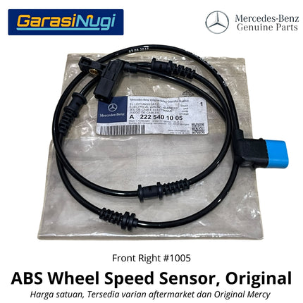 Speed Sensor ABS Mercedes W222 Detektor Kecepatan Roda Depan Front Wheel Original S300