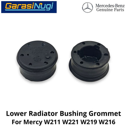 Lower Radiator Mercy W211 W221 W219 W216 Bushing Mount Grommet Dudukan Kondensor E240 S300 CLS