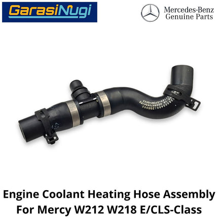 HVAC Engine Coolant Mercy W212 W218 Hose Selang Saluran Pendingin Mesin Mercedes E200 CLS (2012-2018)