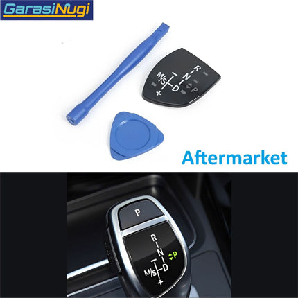 Gear Lever Cover For BMW F10 F30 F32 F20 Stiker Penutup Panel Knob Tuas Gigi 316 320 520 528 X3 X5