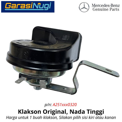 Klakson Nada Tinggi Mercedes W251 Horn Signal High Low Tone Original Mercy R350 2005 - 2017